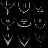 Beauty CYGlobal ™- Duo Necklace & Earrings CRYSTAL
