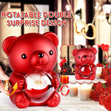 Eternal Rose -CYGlobal ™ -Bear  Box Necklace with message