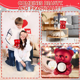 Eternal Rose -CYGlobal ™ -Bear  Box Necklace with message