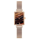 DUO QUARTZ WATCH & BRACELET  GOLDEN DIAMOND