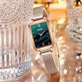 DUO QUARTZ WATCH & BRACELET  GOLDEN DIAMOND