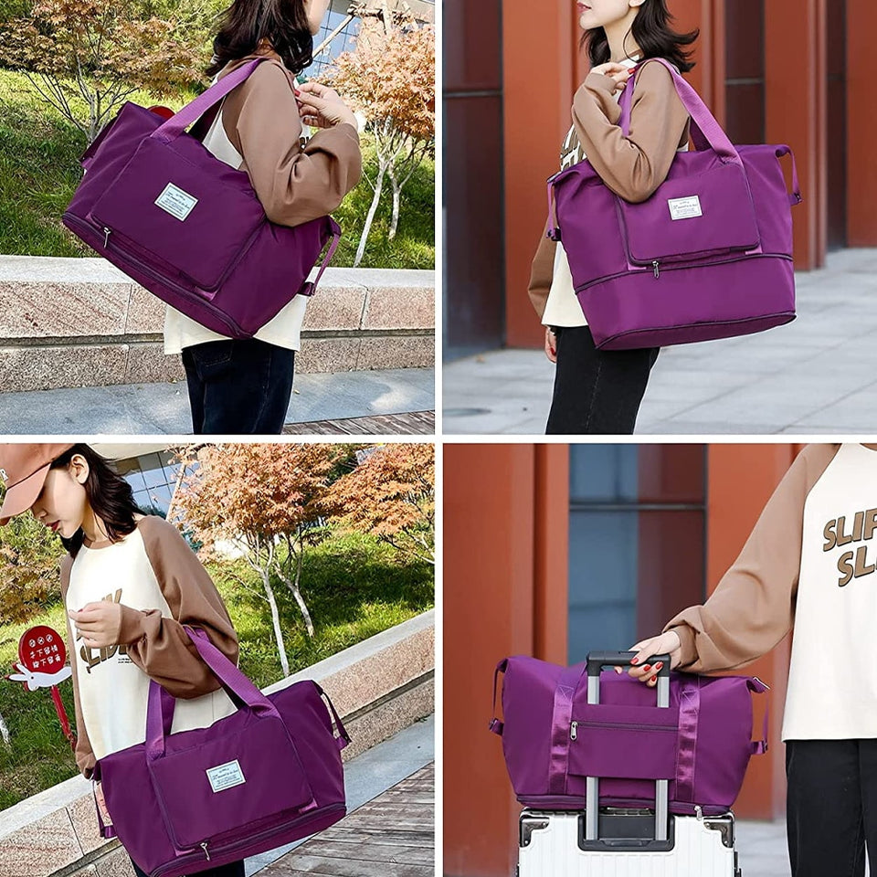 2-IN-1 FOLDING TRAVEL BAG