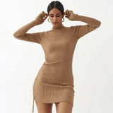 LONG SLEEVE MINI DRESS